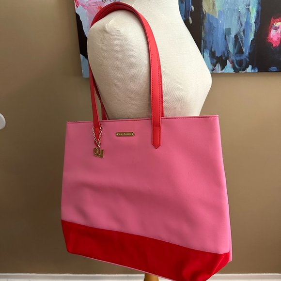 Juicy Couture Bags Juicy Couture Barbie Pink And Red Velvet Tote